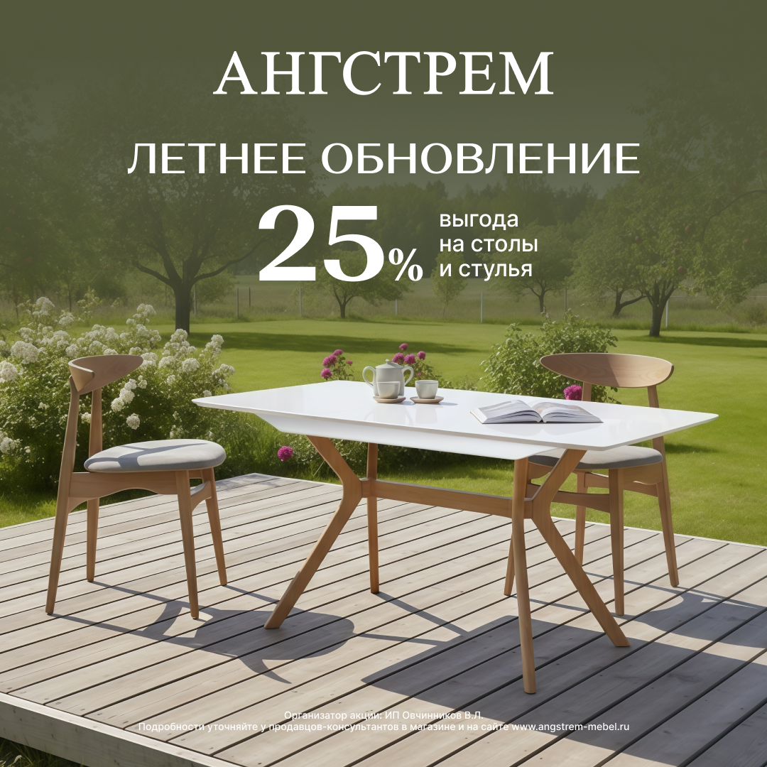 АНГСТРЕМ радует отличными майскими акциями!